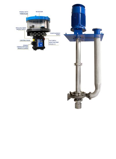 Automatische vetsmering lagerbussen