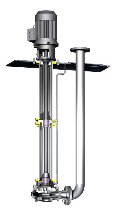 Vertical pumps tekening